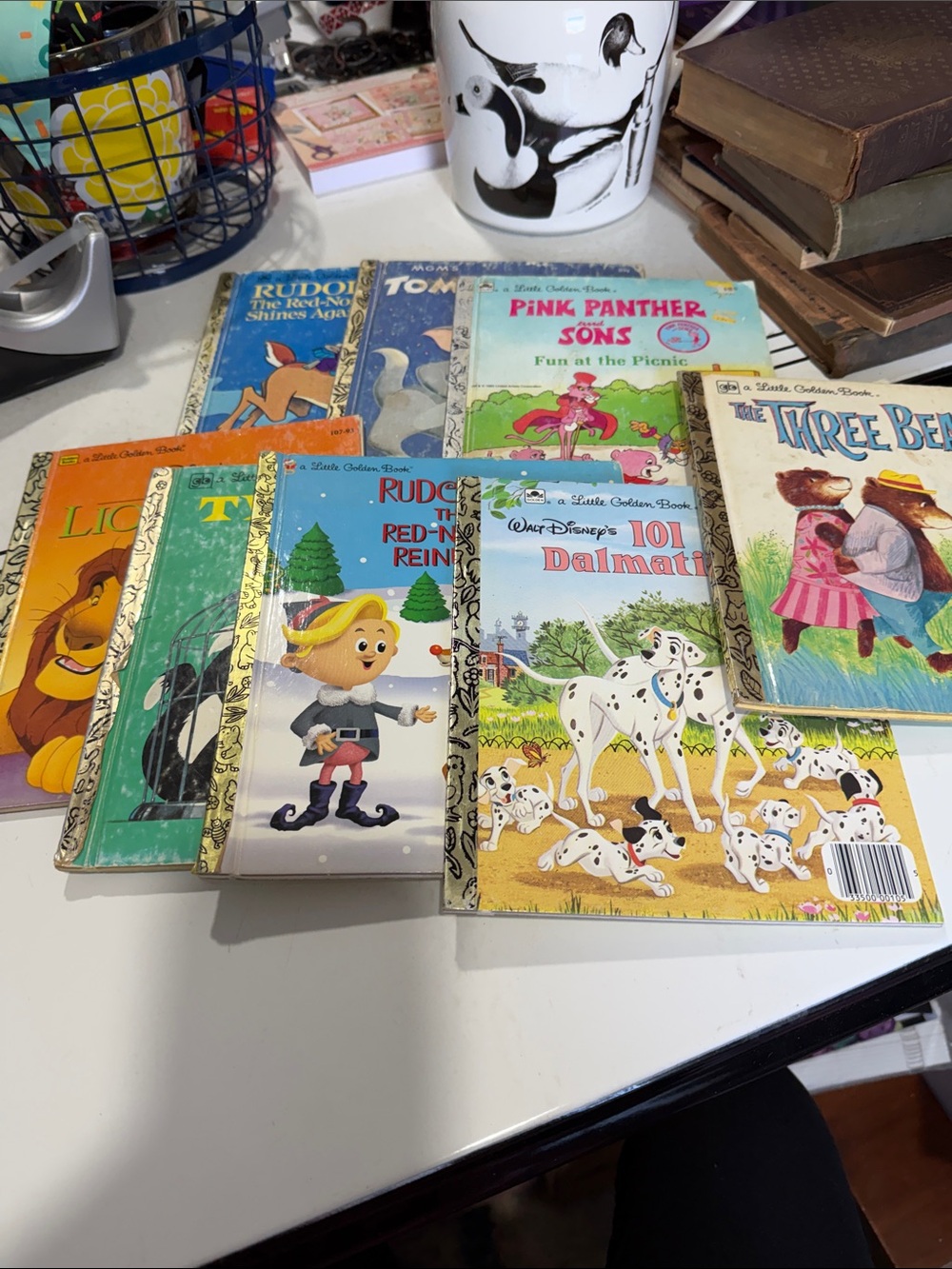 Vintage lot of Little Golden Books (Junk Journals)